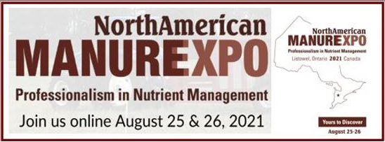 Ontario is Hosting the 2021 North American Manure Expo August 25-26th