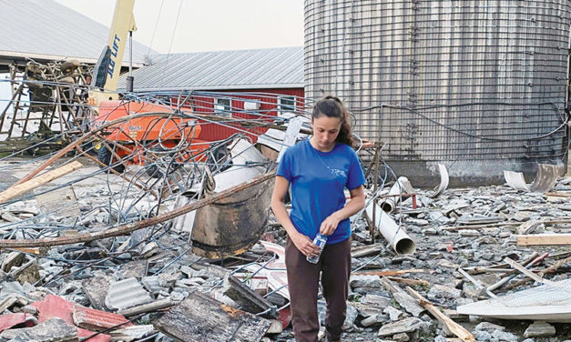 The May Derecho wind storm caused extensive damage to farms in its path